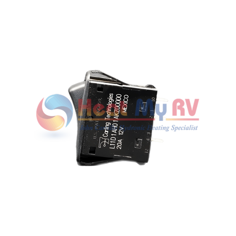 4 Terminal 12V LED Rocker Switch 44X22 mm Cutout - ELX-283-283