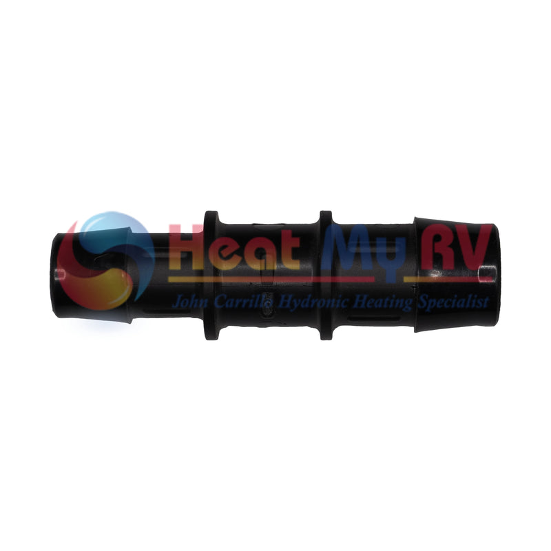 Black Nylon Coupler Reducer Fitting, 3/4 in. to 5/8 in. - PLX-000-835
