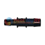 Black Nylon Coupler Reducer Fitting, 3/4 in. to 5/8 in. - PLX-000-835