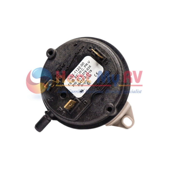 Back Pressure Switch, 376 WC - ELX-375-035