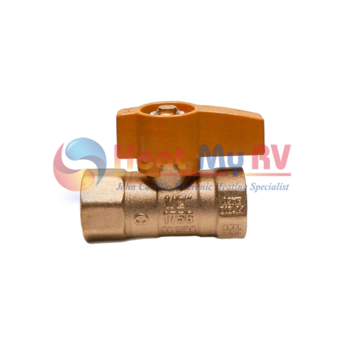 Brass Ball Valve 1/2 in. (F) NPT - PLX-BV1-200