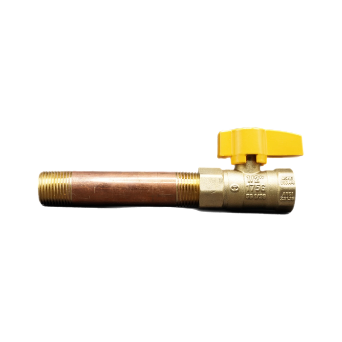 Brass Ball Valve Assembly w/Fitting, 1/2 in. (F)NPT - PLE-688-002-FRU