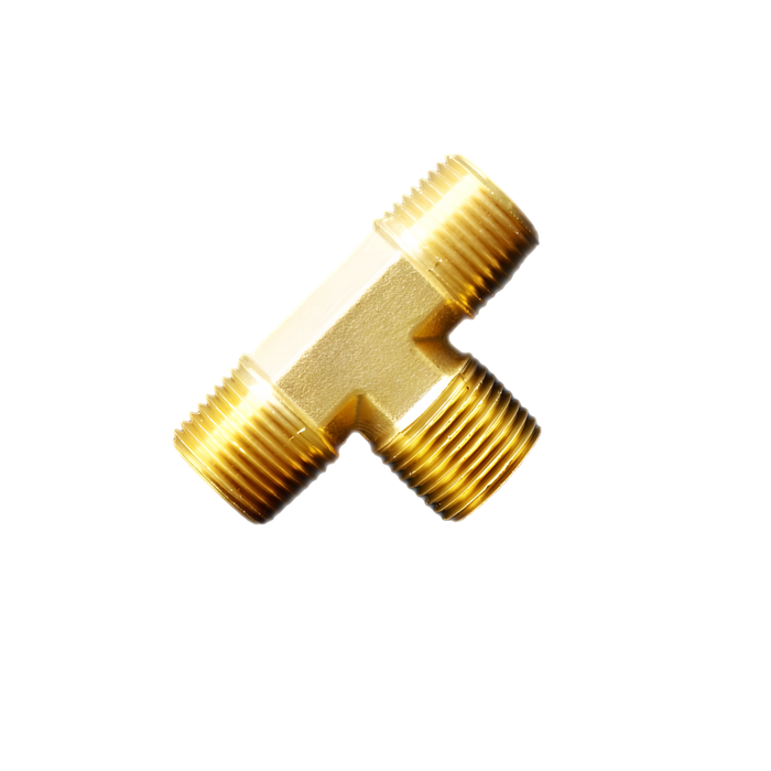 Brass Forged Tee, 1/2 in. (M) NPT - PLX-M10-1DA