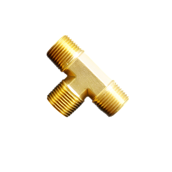 Brass Forged Tee, 1/2 in. (M) NPT - PLX-M10-1DA