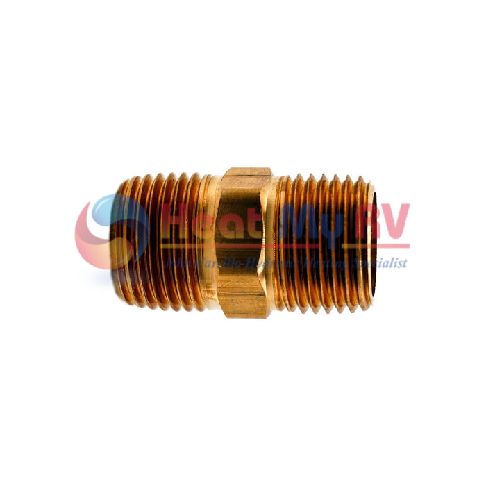 Brass Nipple Fitting, 1/2 in. (M) NPT x 1-1/2 in. - PLX-122-000