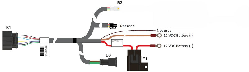 125 Series Burner Wiring Harness, 6 pin - GBX-125-112