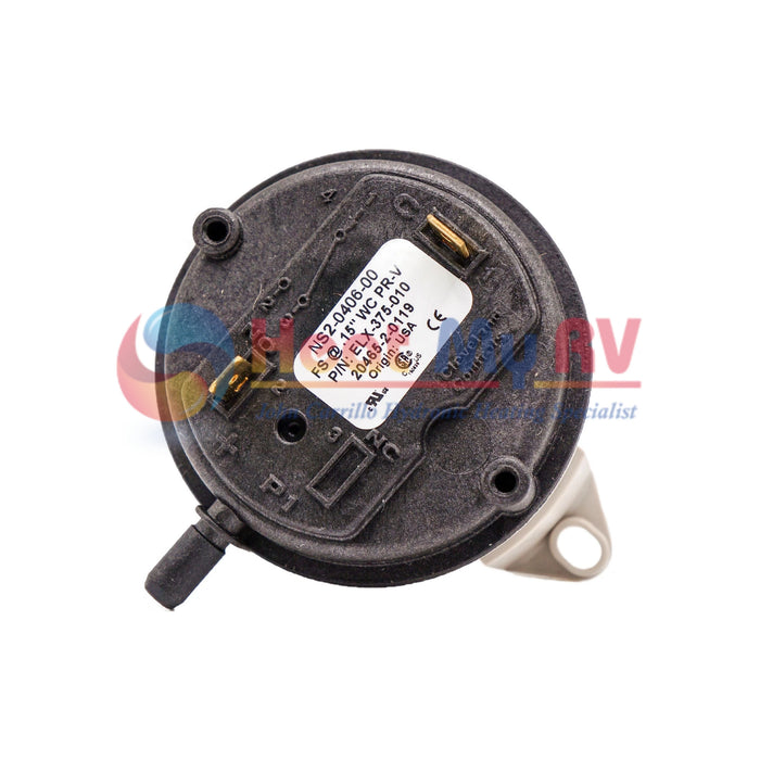 Fan Validation Pressure Switch .15 WC - ELX-375-010