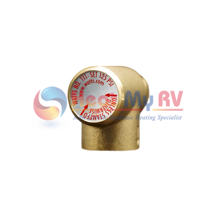 Pressure Relief Valve, 125 PSI - PLX-111-125