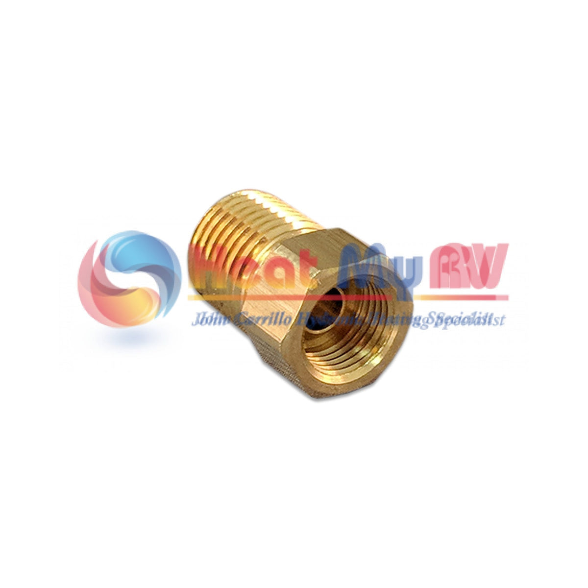 Inverted Flare Connector Fitting, 1/4 in x 1/4 in - FLX-421-000 — HeatMyRV