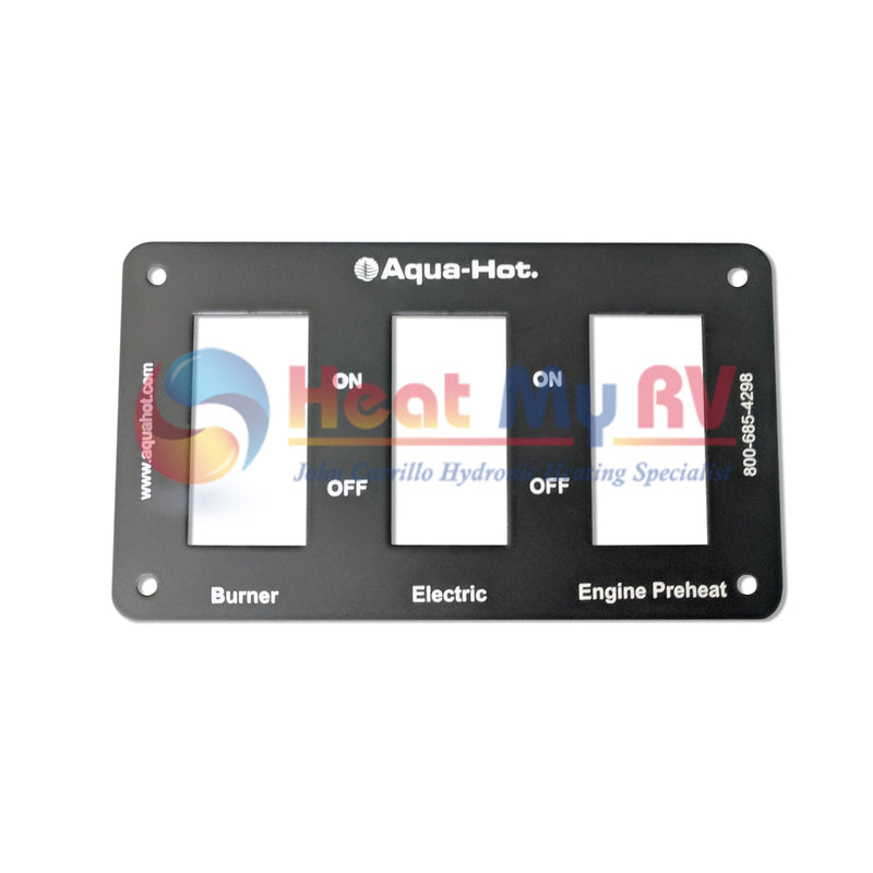 3-Position Switch Panel, 44 x 22 mm Cut-Outs - SME-000-509