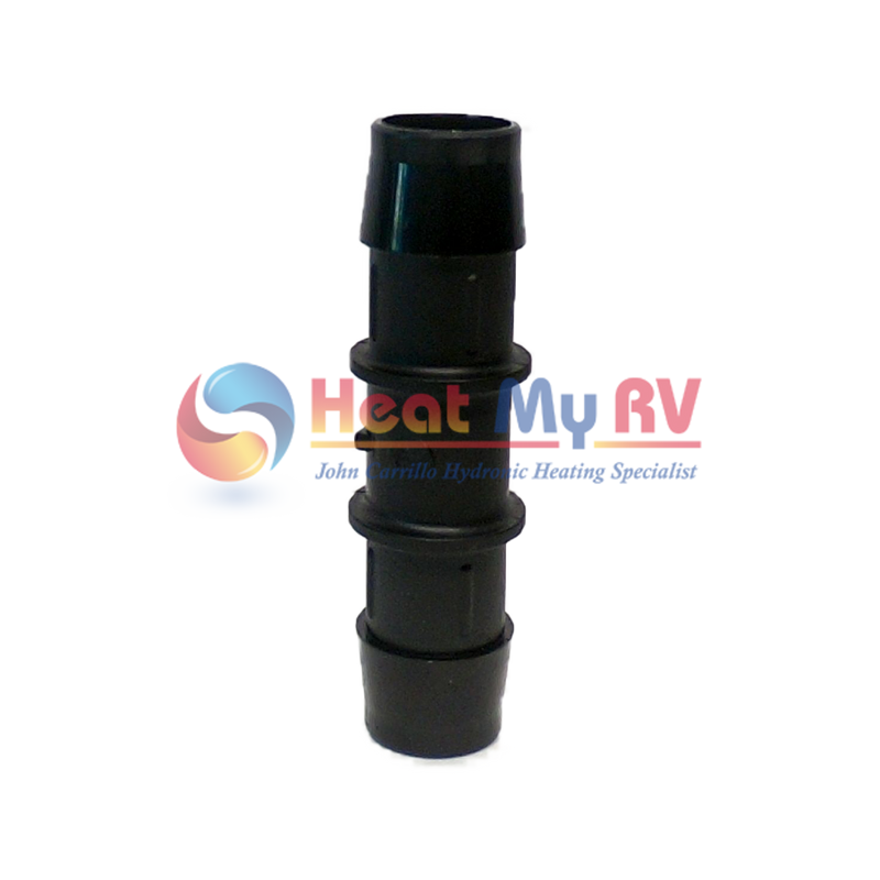 Black Nylon Coupler Fitting 3/4 in - PLX-000-825