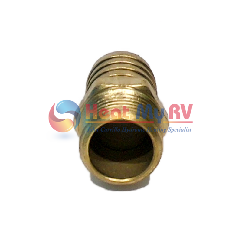 Brass Barb Fitting, 3/4 in x 1/2 in - PLX-A65-200