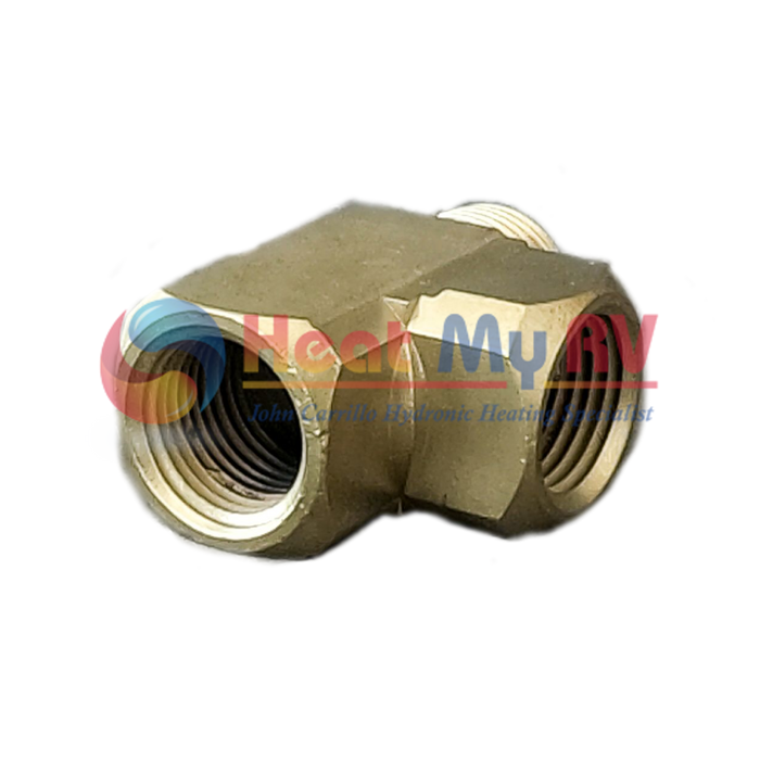 Brass Tee Fitting 1/2 NPT (M) (F) - PLX-0X1-07D