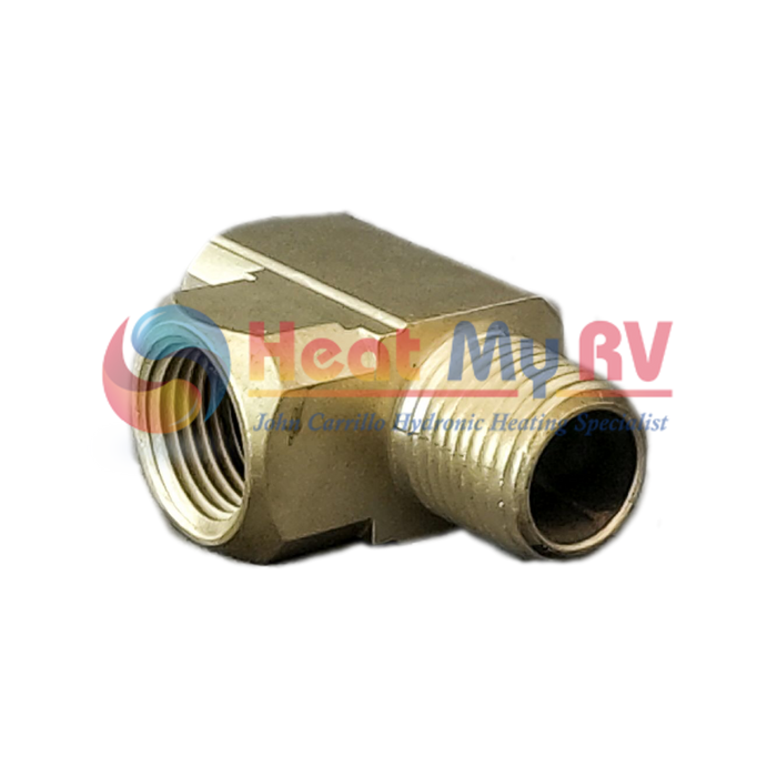 Brass Tee Fitting 1/2 NPT (M) (F) - PLX-0X1-07D