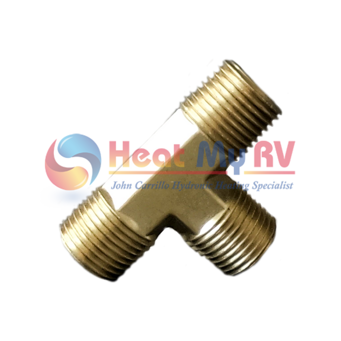 Brass Forged Tee, 1/2 in. (M) NPT - PLX-M10-1DA