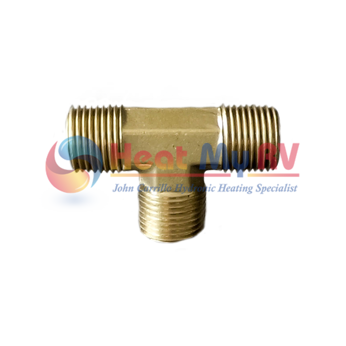 Brass Forged Tee, 1/2 in. (M) NPT - PLX-M10-1DA